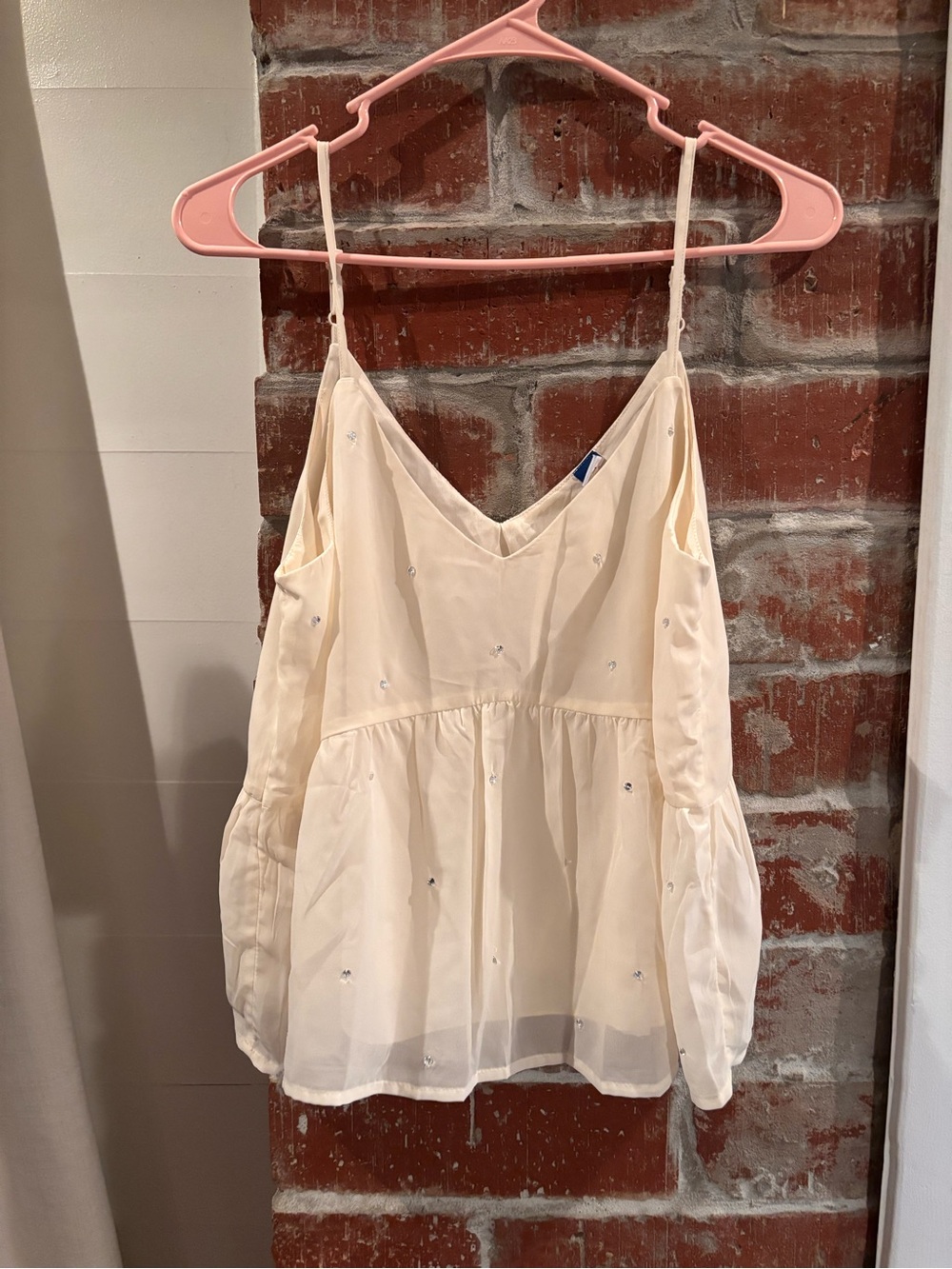 Rhinestone Cami Top